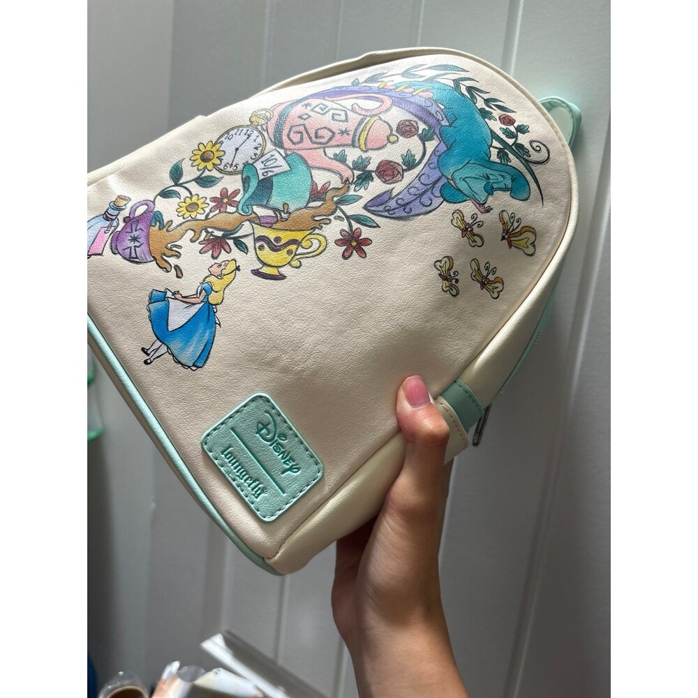 Loungefly Disney Alice In Wonderland Teapot Mini Backpack New - Picture 3 of 3